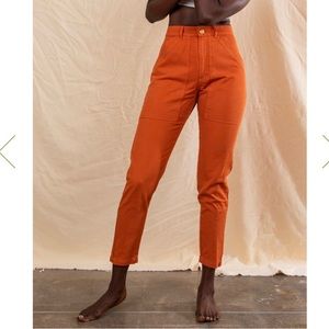 Big Bud Press Pencil Pants Burnt Orange XS